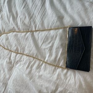 NWT Lidia Croc Black Crossbody - Urban Expressions